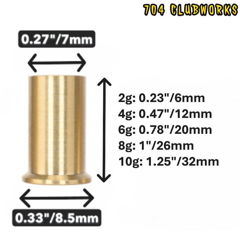 Brass Tip Weights – .355 Taper (Steel Iron Shafts) 10 Pack